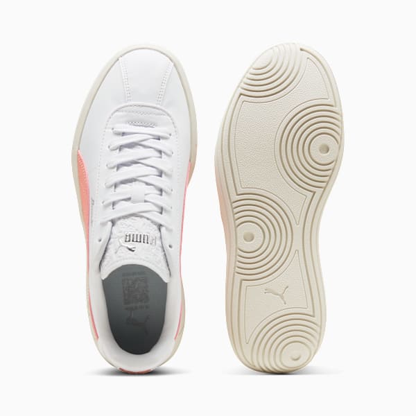 Puma Club Klassika SL Sneakers Women, PUMA White-Pink Fruit-PUMA Silver, large-ZAF