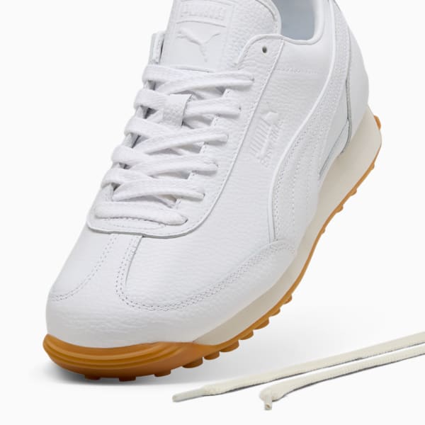 Easy Rider Premium Leather Unisex, Frosted Ivory-PUMA White, large-ZAF