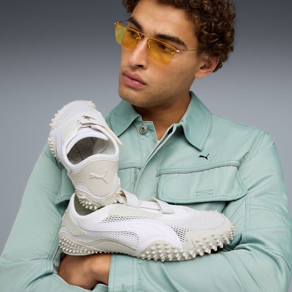 Mostro Mesh Sneakers Unisex, PUMA White-Vapor Gray, large-ZAF