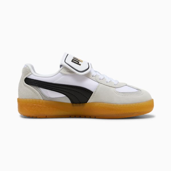 Palermo Moda Tongue Sneakers Women, Feather Gray-PUMA Black, large-ZAF
