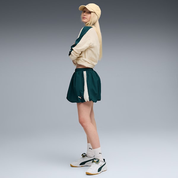 King Indoor Sneakers Unisex, PUMA White-Green Terrain, large-ZAF