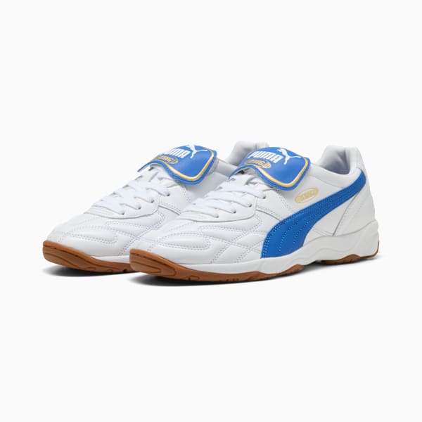 King Indoor Sneakers Unisex, PUMA White-Mountain Blue, large-ZAF