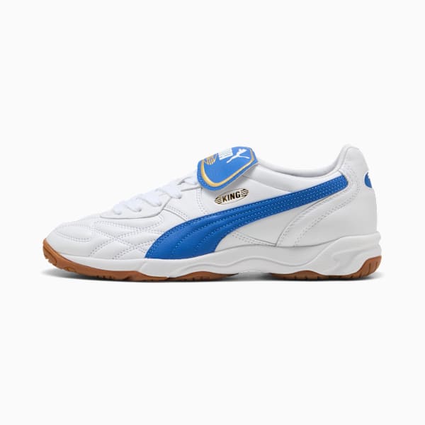 King Indoor Sneakers Unisex, PUMA White-Mountain Blue, large-ZAF