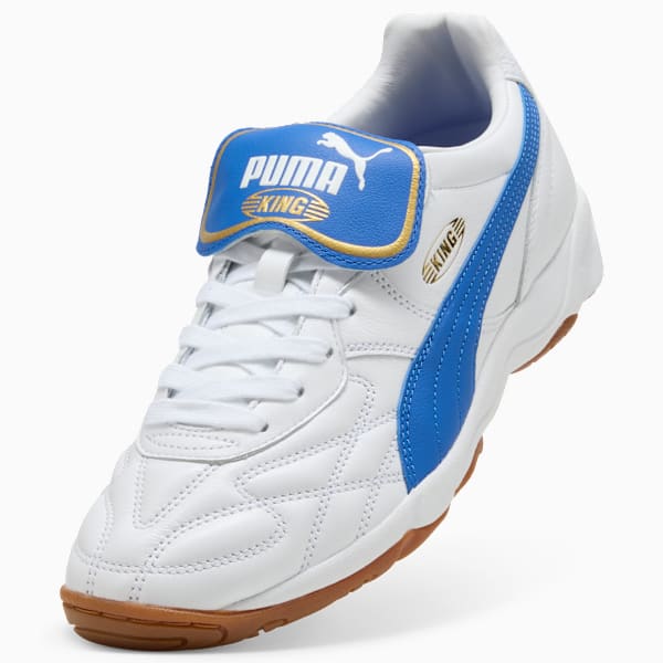 King Indoor Sneakers Unisex, PUMA White-Mountain Blue, large-ZAF