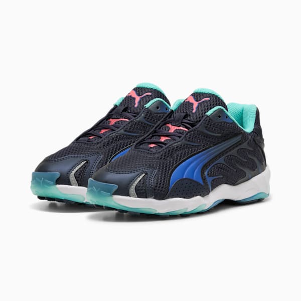 Inhale Sneakers Youth, New Navy-Vivid Blue, large-ZAF