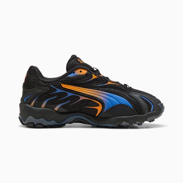 Inhale Sneakers Youth, PUMA Black-Orange Glo, large-ZAF