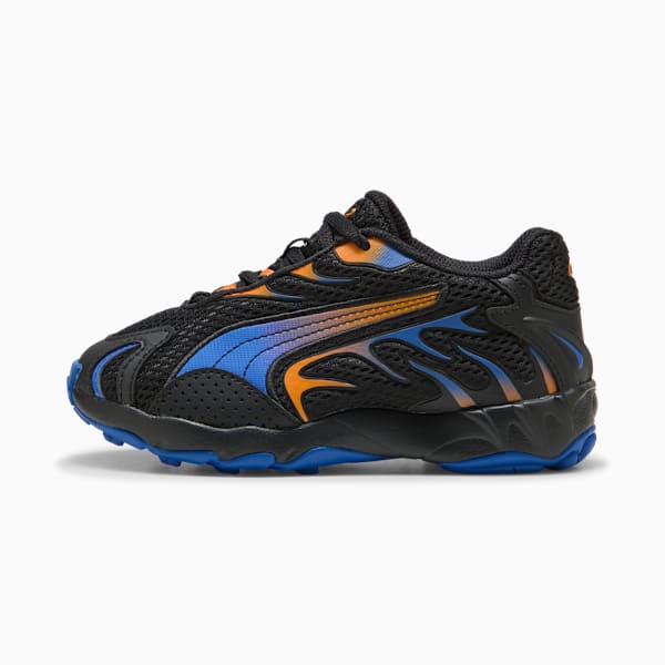 Inhale Sneakers Kids, PUMA Black-Orange Glo, large-ZAF