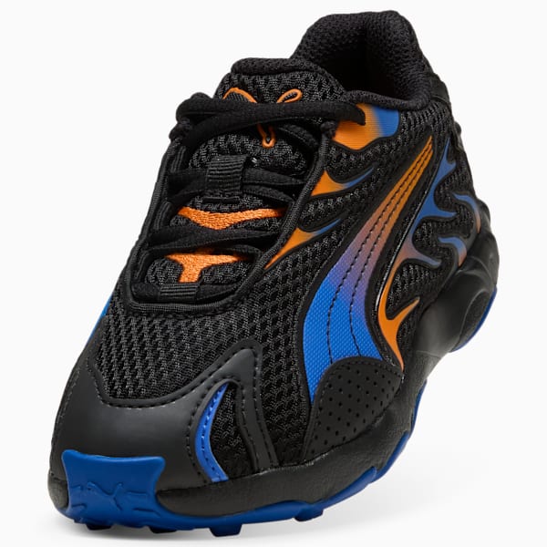 Inhale Sneakers Kids, PUMA Black-Orange Glo, large-ZAF