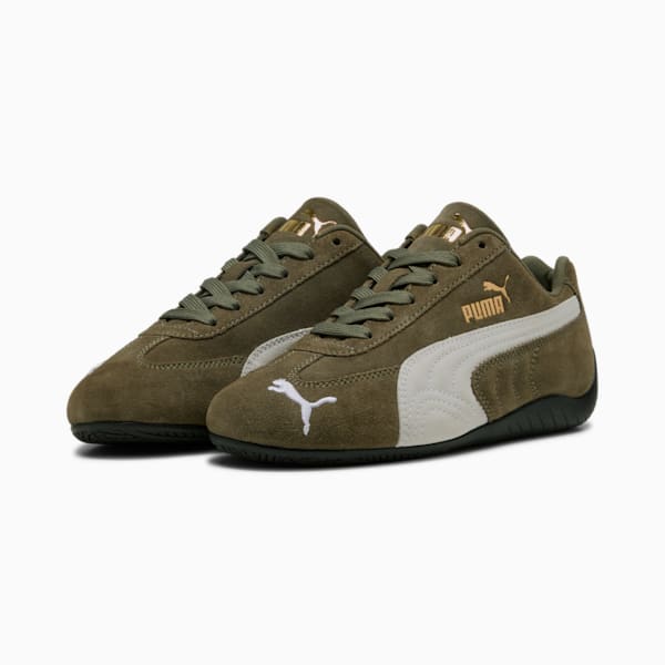 Speedcat Sneakers Youth, Loden Green-PUMA White, large-ZAF