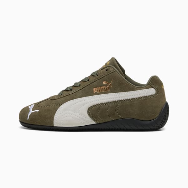 Speedcat Sneakers Youth, Loden Green-PUMA White, large-ZAF