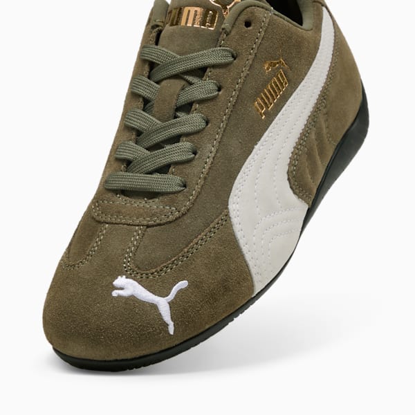 Speedcat Sneakers Youth, Loden Green-PUMA White, large-ZAF