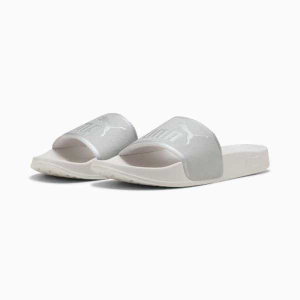 Sandalias Leadcat 2.0 Aqua Metallics mujer, Feather Gray-PUMA Silver, large-MEX