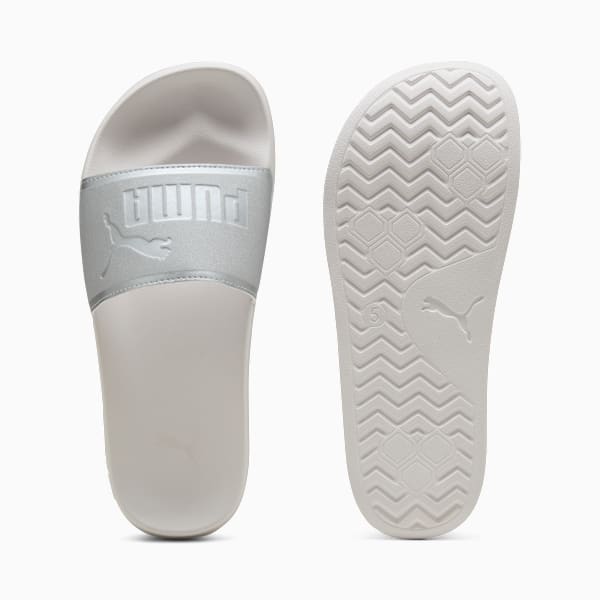 Sandalias Leadcat 2.0 Aqua Metallics mujer, Feather Gray-PUMA Silver, large-MEX