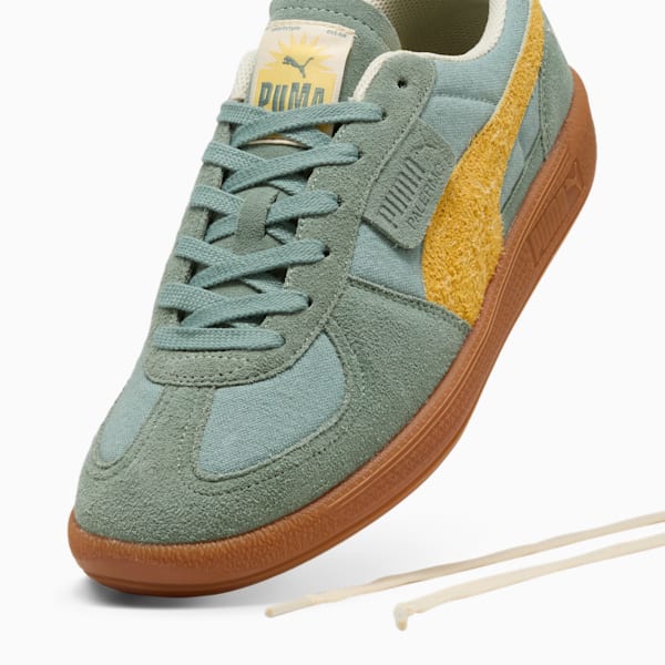Palermo Weathered Sneakers Unisex, Green Moon-Sunny Yellow, large-ZAF