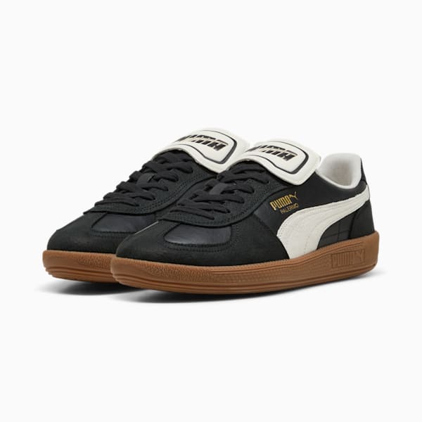 Palermo Premium Sneakers Unisex, PUMA Black-Warm White, large-ZAF