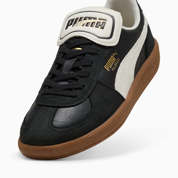 Palermo Premium Sneakers Unisex, PUMA Black-Warm White, large-ZAF