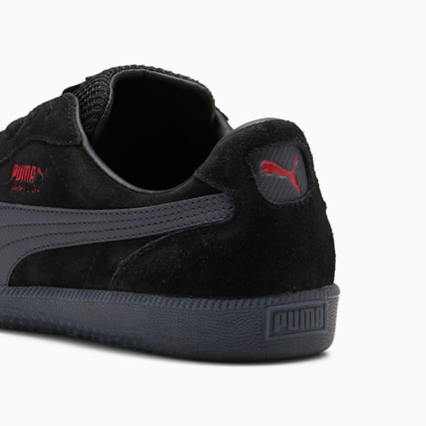 SuperLiga OG Retro Kuro Sneakers Unisex, PUMA Black-Galactic Gray-Active Red, large-ZAF