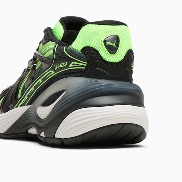 Inverse Mutant Sneakers Unisex, Green Glare-PUMA Black-Cool Dark Gray, large-MEX