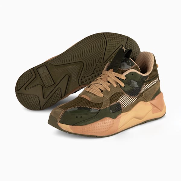 Zapatillas RS-X Rain Map Camo, Olive Drab-Myrtle-Sand Dune, large-ARG