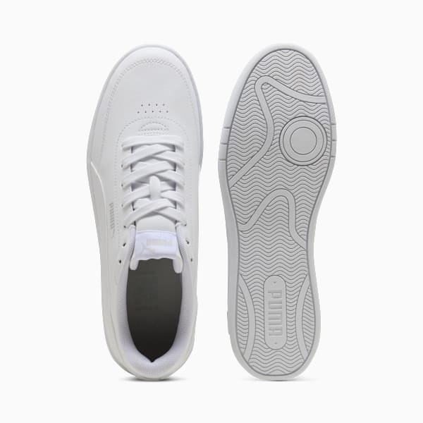 Court Classic Clean Sneakers Unisex, PUMA White-Cool Light Gray, large-ZAF