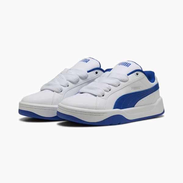 Park Lifestyle Easy Sneakers Youth, PUMA White-Vivid Blue, large-ZAF