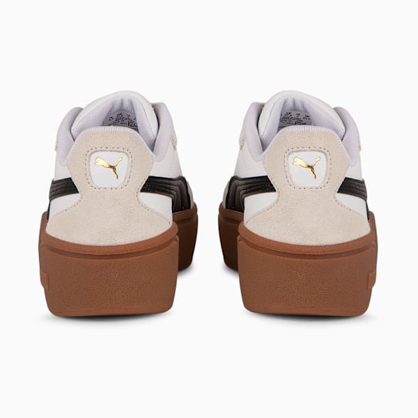 Zapatillas PUMA Club II Era Platform para mujer, PUMA White-PUMA Black-Vapor Gray-Gum-PUMA Gold, large-ARG