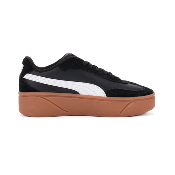 Zapatillas PUMA Club II Era Platform para mujer, PUMA Black-PUMA White-Gum-PUMA Gold, large-ARG