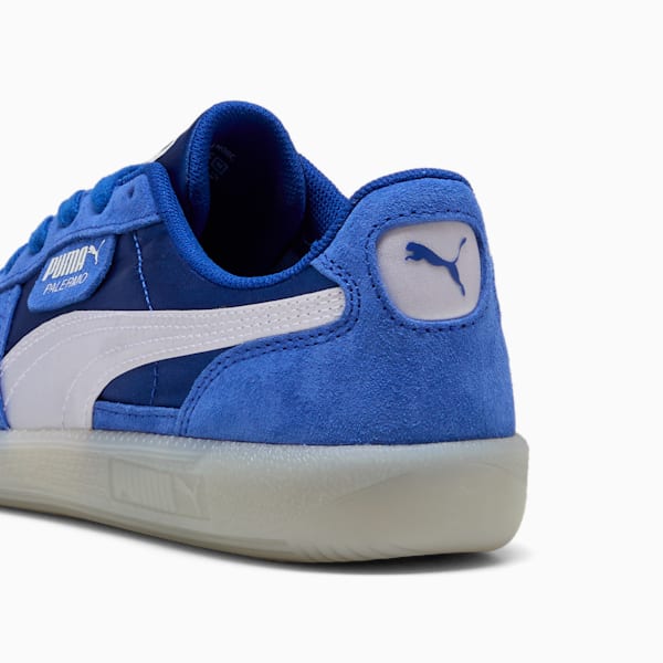 Zapatillas Palermo Satén para mujer, Vivid Blue-Feather Gray, large-ARG