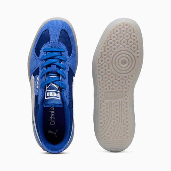 Zapatillas Palermo Satén para mujer, Vivid Blue-Feather Gray, large-ARG
