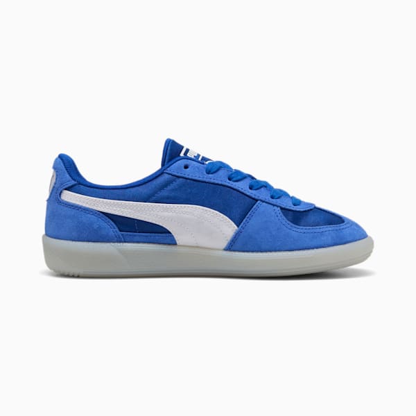 Zapatillas Palermo Satén para mujer, Vivid Blue-Feather Gray, large-ARG