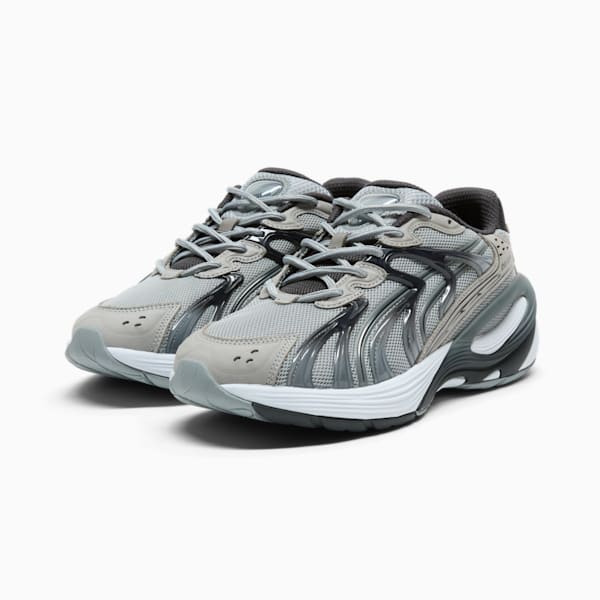 Inverse Shades Of Sneakers Unisex, Platinum Gray-Flat Dark Gray-PUMA White, large-MEX