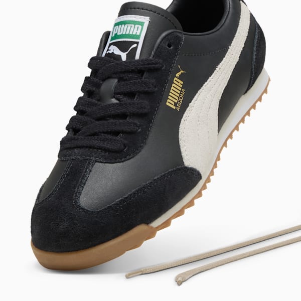 Arizona Retro Sneakers Unisex, PUMA Black-Warm White, large-ZAF