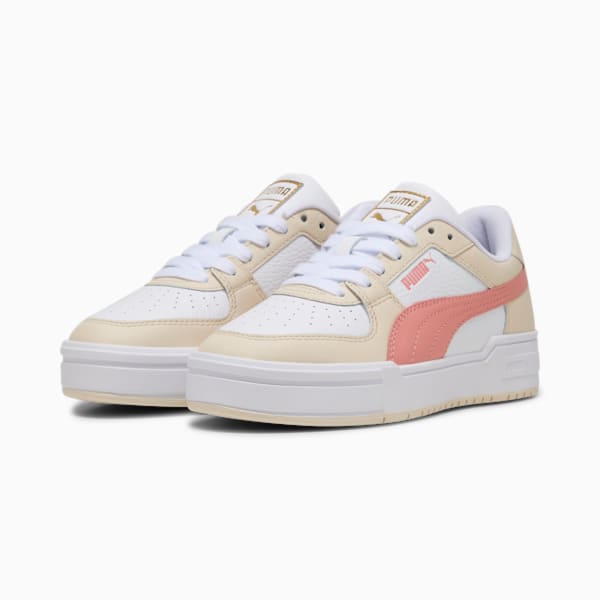 CA Pro Classic II Sneakers, PUMA White-Alpine Snow-Pink Fruit, large-ZAF