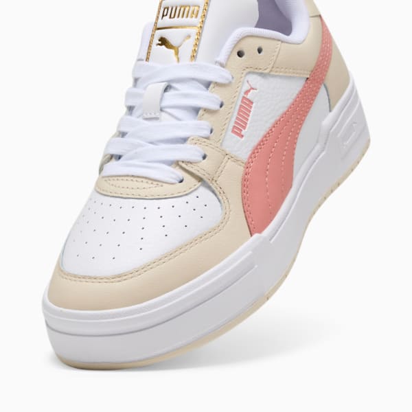 CA Pro Classic II Sneakers, PUMA White-Alpine Snow-Pink Fruit, large-ZAF