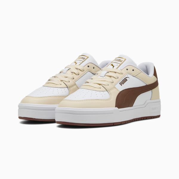 CA Pro Classic II Sneakers, PUMA White-Alpine Snow-Chocotart, large-ZAF