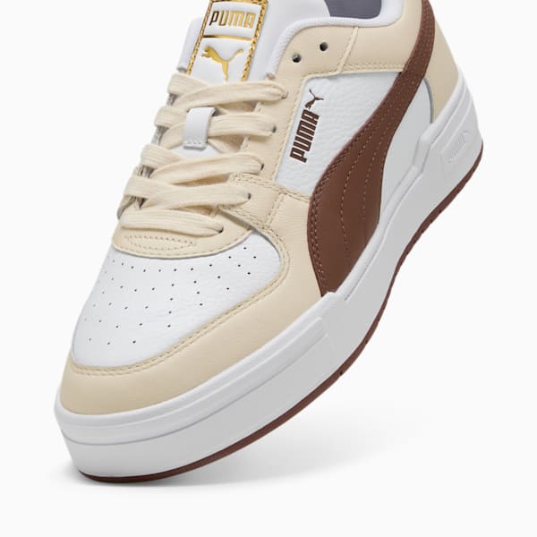 CA Pro Classic II Sneakers, PUMA White-Alpine Snow-Chocotart, large-ZAF