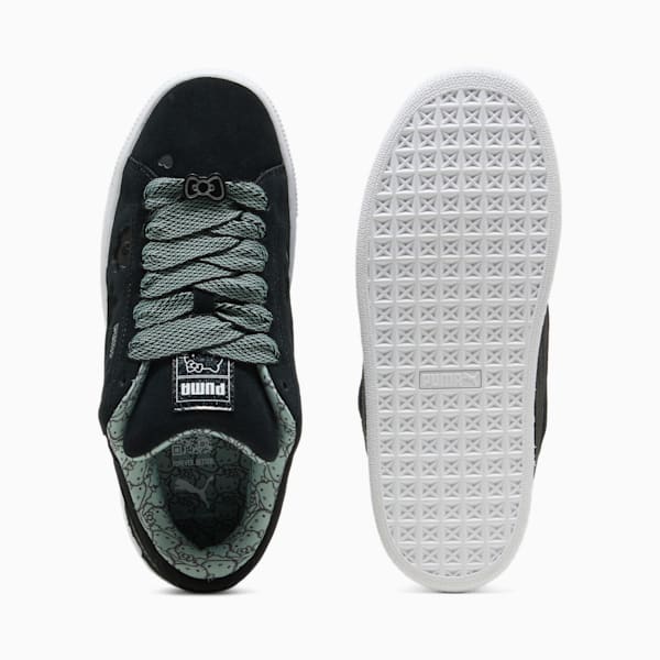 Zapatillas PUMA x HELLO KITTY Suede XL para mujer, PUMA Black-Light Moss, large-ARG
