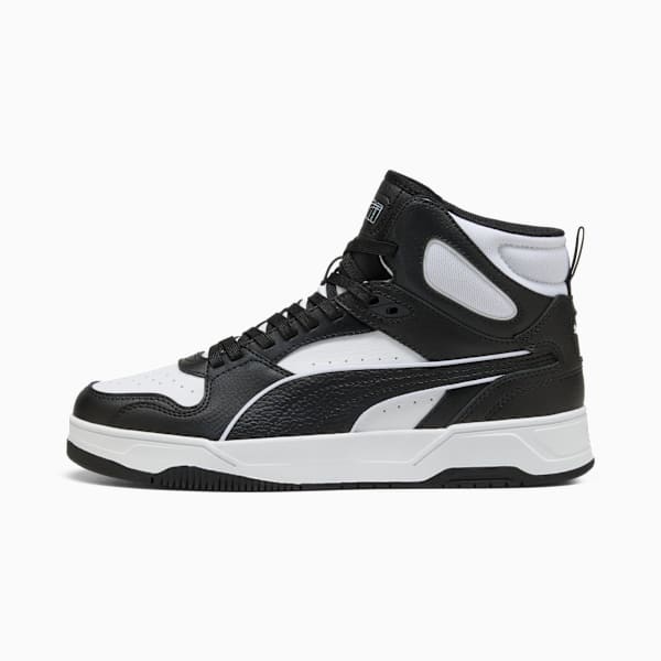 RBD Break Mid Sneakers Unisex, PUMA White-PUMA Black-PUMA White, large-ZAF