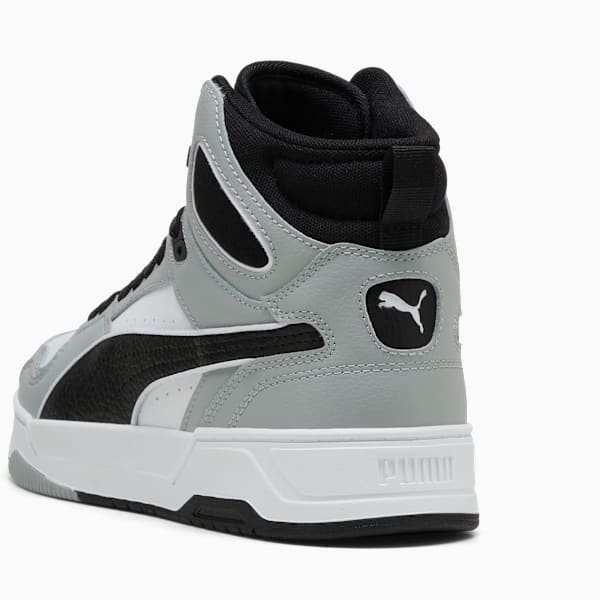 RBD Break Mid Sneakers Unisex, PUMA White-PUMA Black-Cool Mid Gray, large-ZAF