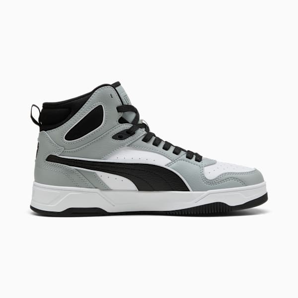 RBD Break Mid Sneakers Unisex, PUMA White-PUMA Black-Cool Mid Gray, large-ZAF