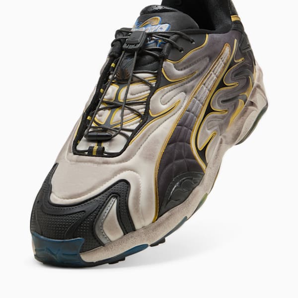 A$AP ROCKY x PUMA Inhale Distressed Neoprene Sneakers Unisex, Warm White-PUMA Black-Pelé Yellow, large-ZAF