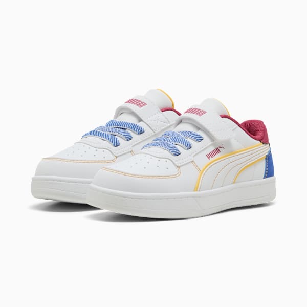 Zapatillas Caven 2.0, PUMA White-Vivid Blue-Port, large-ARG