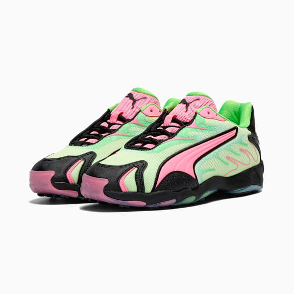 Inhale Speed Style Sneakers Women, Fresh Yellow-Pitch Green, large-ZAF