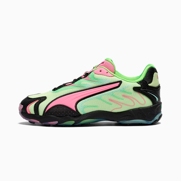 Inhale Speed Style Sneakers Women, Fresh Yellow-Pitch Green, large-ZAF