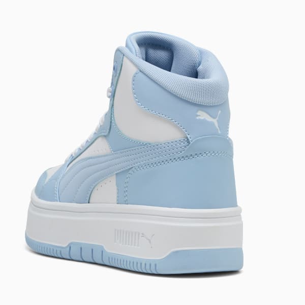Rebound Femme Mid Sneakers Women, PUMA White-Haute Tropic, large-ZAF