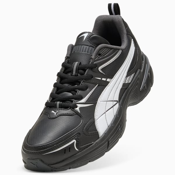 Milenio Tech 2000 Sneakers Unisex, PUMA Black-PUMA White-PUMA Silver, large-ZAF