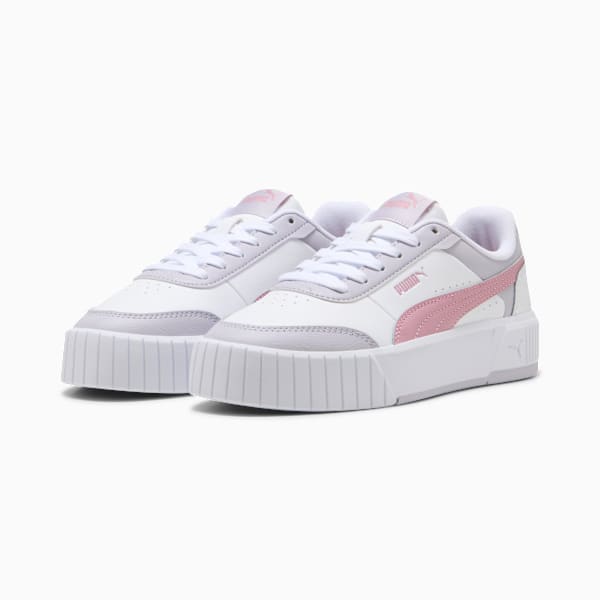 Carina Mia Sneakers Women, PUMA White-Poised Pink-Lilac Crush, large-ZAF