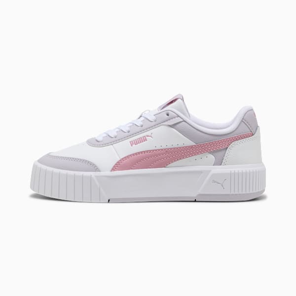 Carina Mia Sneakers Women, PUMA White-Poised Pink-Lilac Crush, large-ZAF