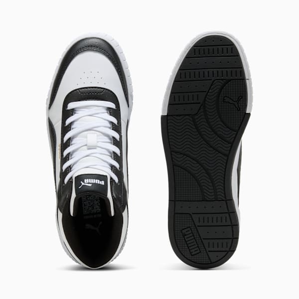 Carina Mia Mid Sneakers Women, PUMA White-PUMA Black-PUMA Gold, large-ZAF