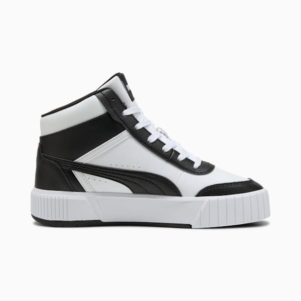 Carina Mia Mid Sneakers Women, PUMA White-PUMA Black-PUMA Gold, large-ZAF